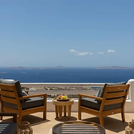 Renovated Luxury Oceanview With Pool In Mykonos Фанари