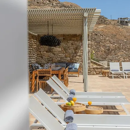 Renovated Luxury Oceanview With Pool In Mykonos