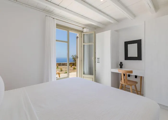 Renovated Luxury Oceanview With Pool In Mykonos Villa *